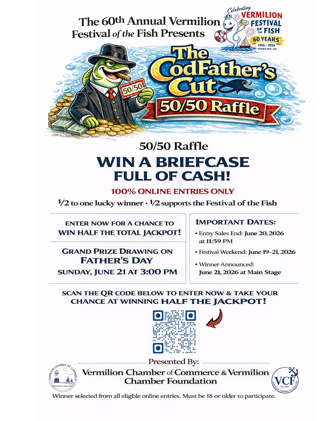 Fish Theme Raffle Festival of the Fish - Vermilion Chamber of Commerce